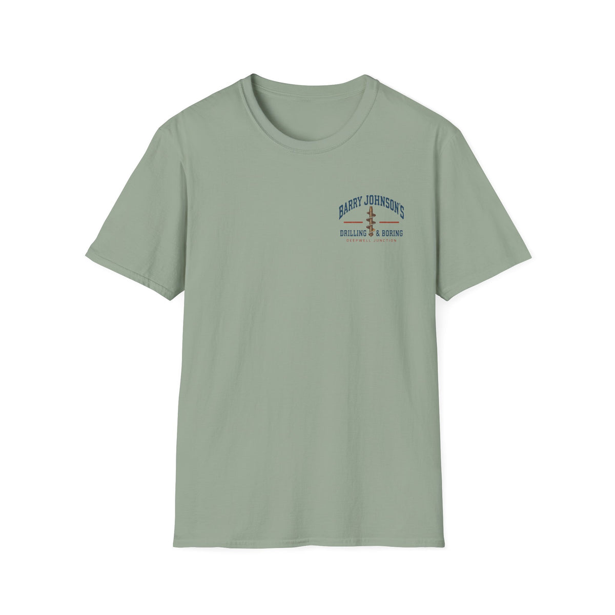 Barry Work Crew Tee - Front & Back