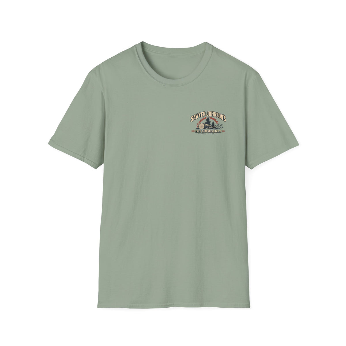 Sawyer Work Crew Tee - Front & Back