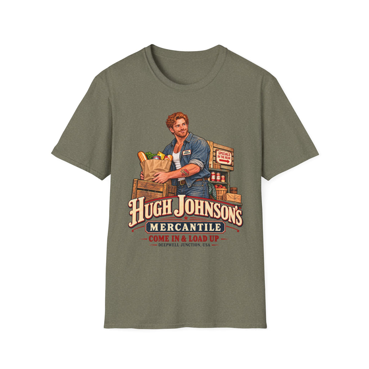 Hugh on the Job Tee