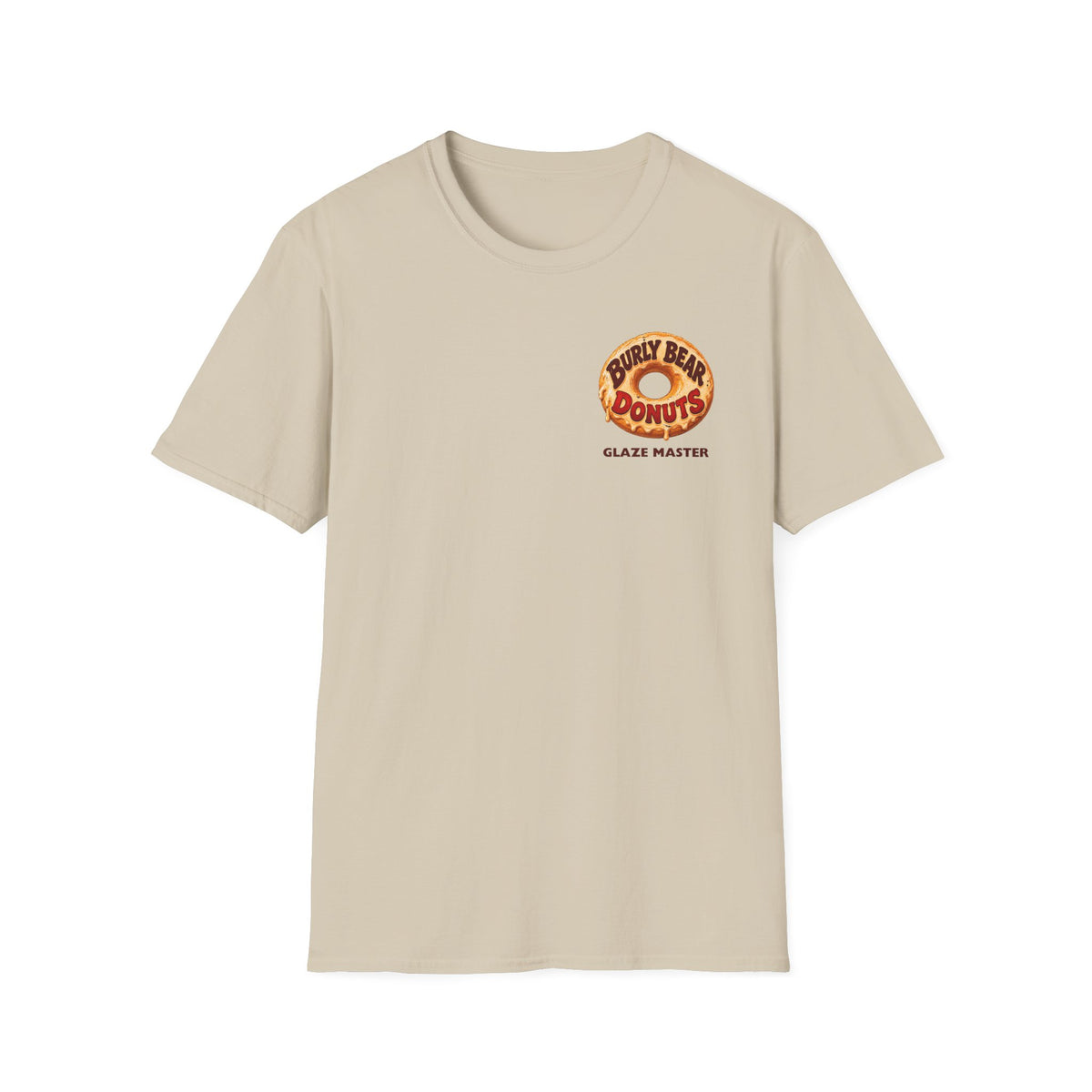 Burly Bear Glaze Master Crew Tee - Front & Back