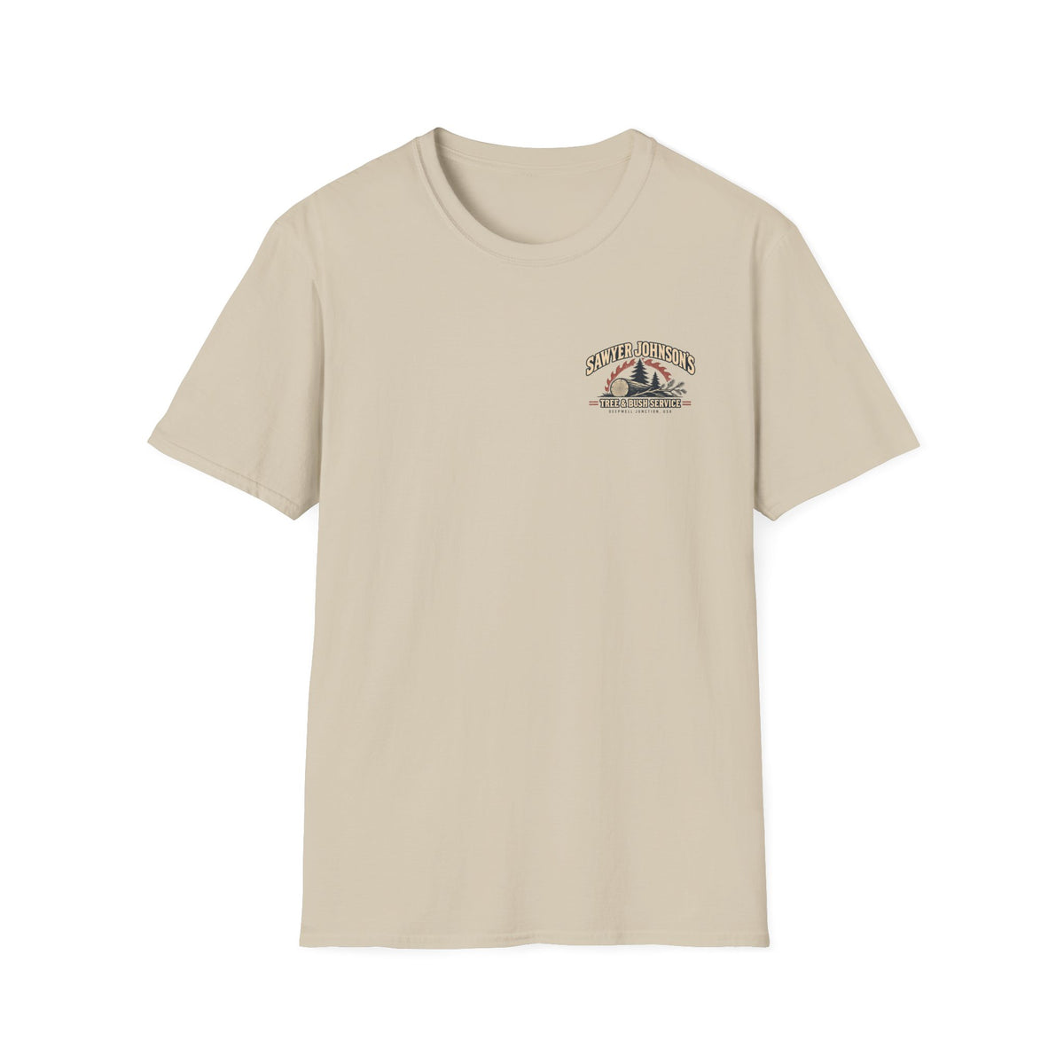 Sawyer Work Crew Tee - Front & Back