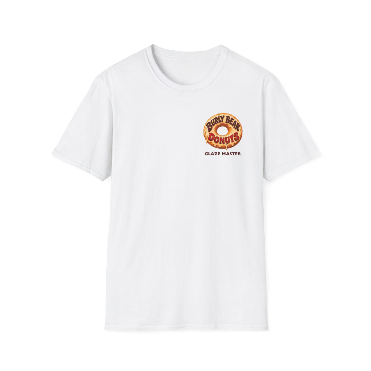 Burly Bear Glaze Master Crew Tee - Front & Back