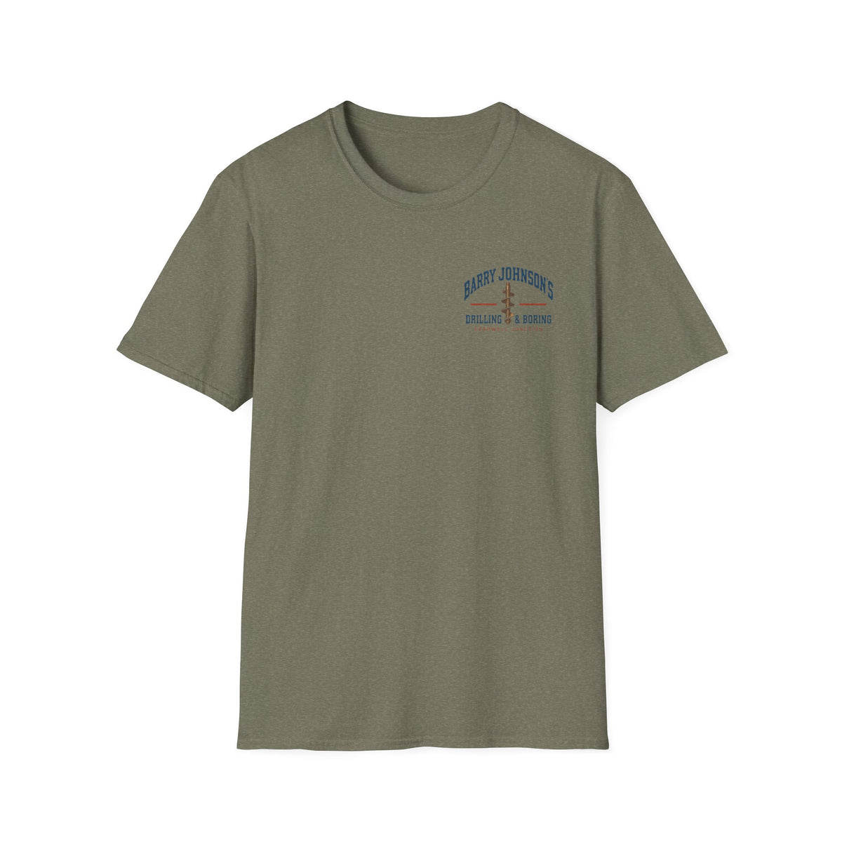 Barry Work Crew Tee - Front & Back