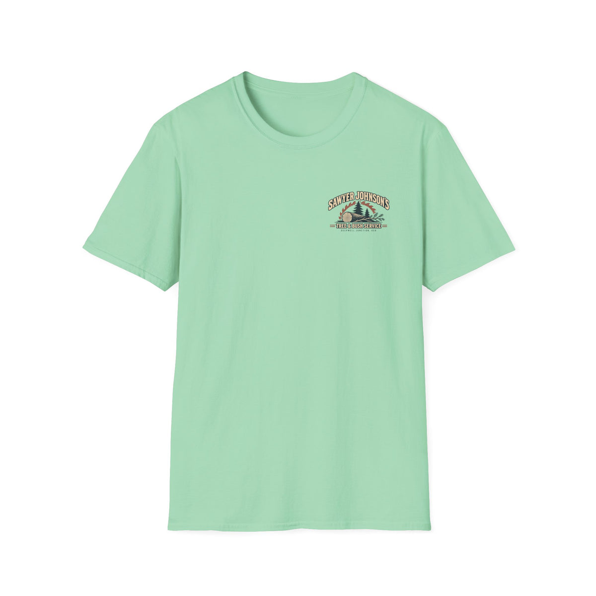 Sawyer Work Crew Tee - Front & Back