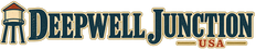 A stylized logo reading 'DEEPWELL JUNCTION USA' with a small water tower icon on the left, shown on a plain white background.